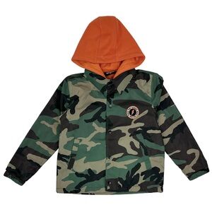 Kids Tiny Whales Woodland Camouflage Jacket